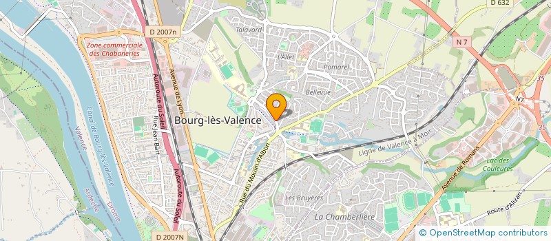 localisation de l'entreprise MADAME LISA BONNAND à BOURG-LES-VALENCE
