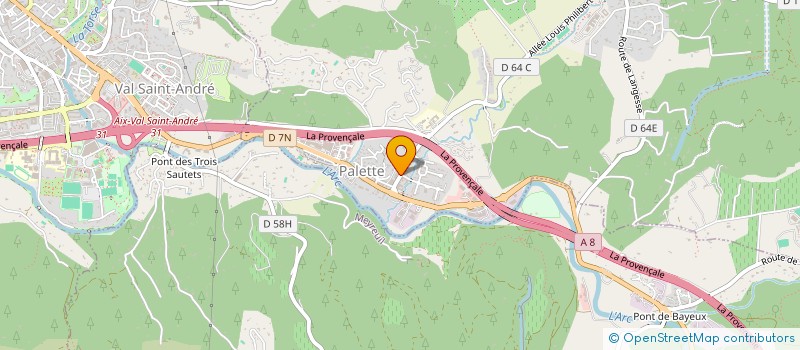 localisation de l'entreprise MADAME LISA BONNAURE  LE THOLONET