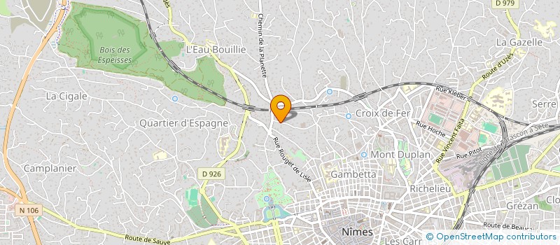 localisation de l'entreprise MADAME LISA BONNET  NIMES