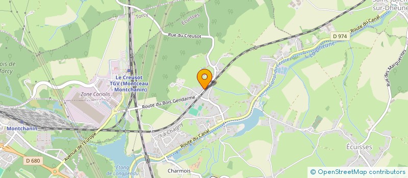 localisation de l'entreprise MADAME LISA BORNE  ECUISSES