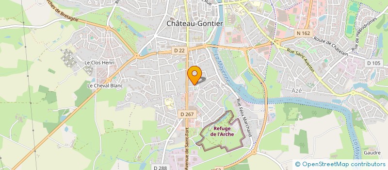 localisation de l'entreprise MADAME LISA BORON  CHATEAU-GONTIER-SUR-MAYENNE