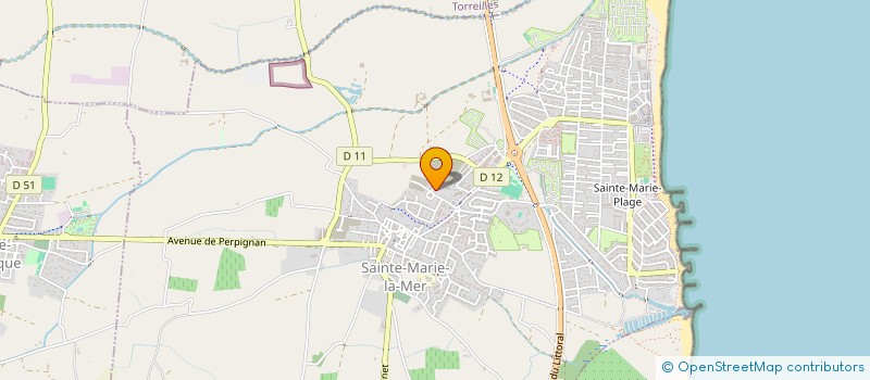 localisation de l'entreprise MADAME LISA BOUIS  SAINTE-MARIE-LA-MER