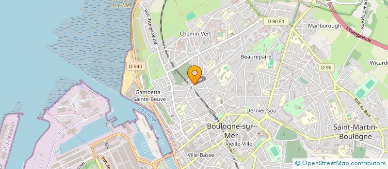 localisation de l'entreprise MADAME LISA BOULY à BOULOGNE SUR MER