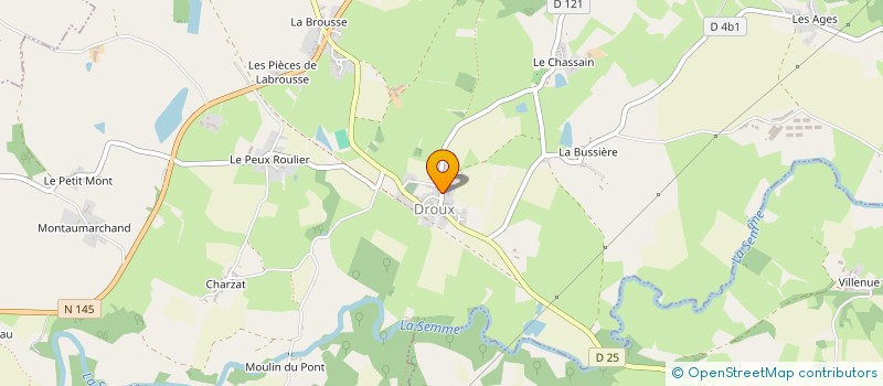 localisation de l'entreprise MADAME LISA BRAGG à DROUX