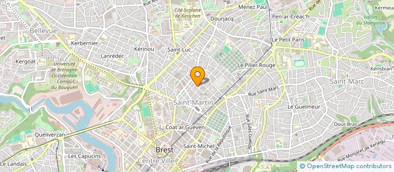 localisation de l'entreprise MADAME LISA BRENAUD à BREST