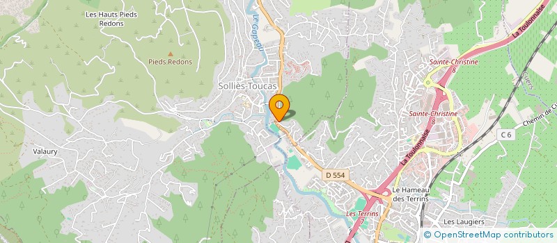 localisation de l'entreprise MADAME LISA BRISSEZ  SOLLIES-TOUCAS