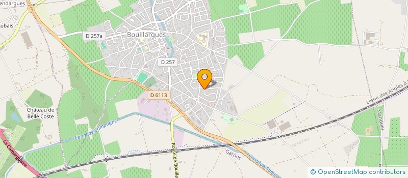 localisation de l'entreprise MADAME LISA BRUGIERE  BOUILLARGUES