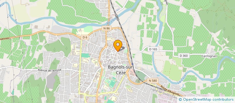 localisation de l'entreprise MADAME LISA BRUNEL  BAGNOLS-SUR-CEZE