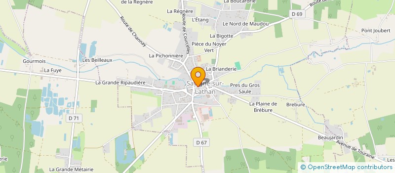 localisation de l'entreprise MADAME LISA BRYANS  SAVIGNE-SUR-LATHAN