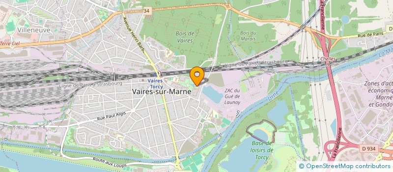 localisation de l'entreprise MADAME LISA BUSBY-MONTENEGRO à VAIRES-SUR-MARNE