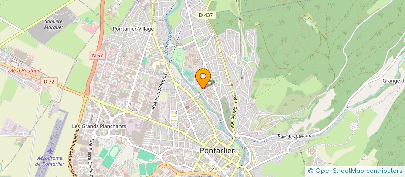 localisation de l'entreprise MADAME LISA CACHAOU BECHACQ  PONTARLIER