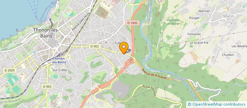 localisation de l'entreprise MADAME LISA CAGGIANO  THONON-LES-BAINS