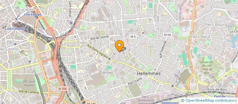 localisation de l'entreprise MADAME LISA CALAMAND à LILLE