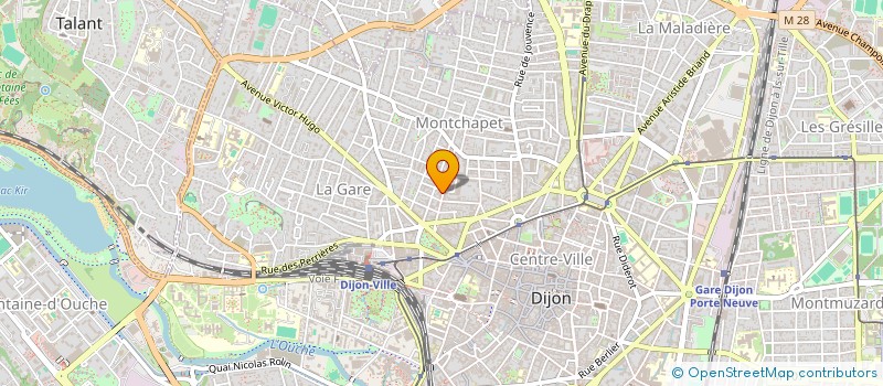 localisation de l'entreprise MADAME LISA CALAUDI  DIJON