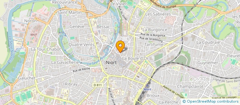 localisation de l'entreprise MADAME LISA CALVET  NIORT