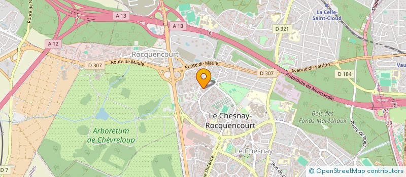 localisation de l'entreprise MADAME LISA CALVEZ à LE CHESNAY-ROCQUENCOURT