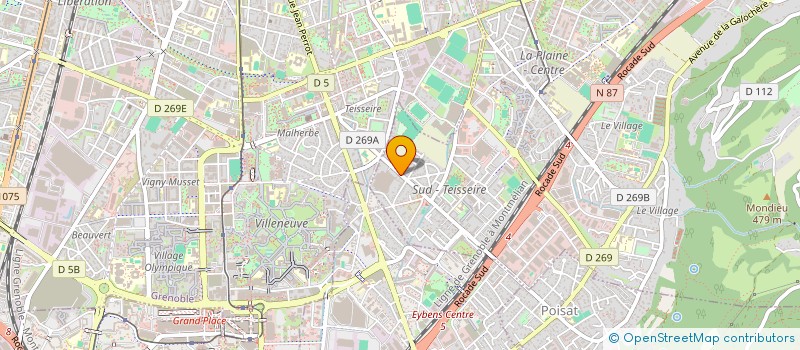 localisation de l'entreprise MADAME LISA CAPUOZZO à SAINT-MARTIN-D'HERES