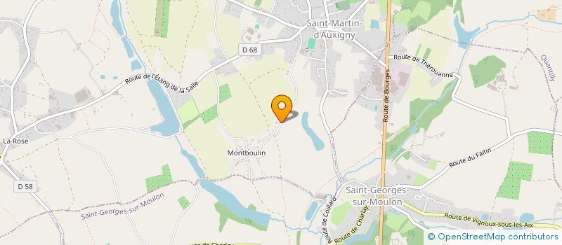 localisation de l'entreprise MADAME LISA CARABIN  SAINT-MARTIN-D'AUXIGNY