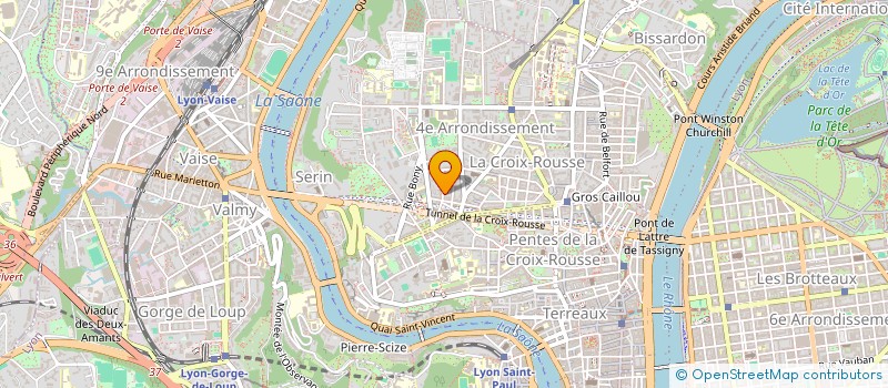 localisation de l'entreprise MADAME LISA CARTIER à LYON