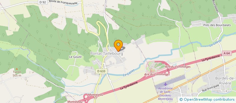 localisation de l'entreprise MADAME LISA CASSAIGNEAU  PONLAT-TAILLEBOURG