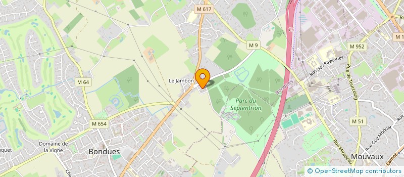 localisation de l'entreprise MADAME LISA CAVROIS  BONDUES