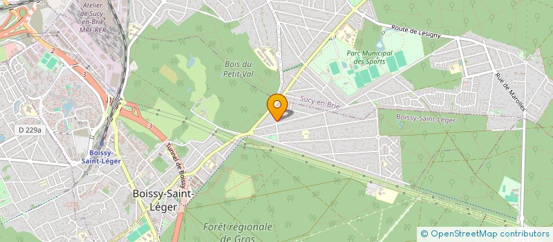 localisation de l'entreprise MADAME LISA CEPISUL à BOISSY-SAINT-LEGER