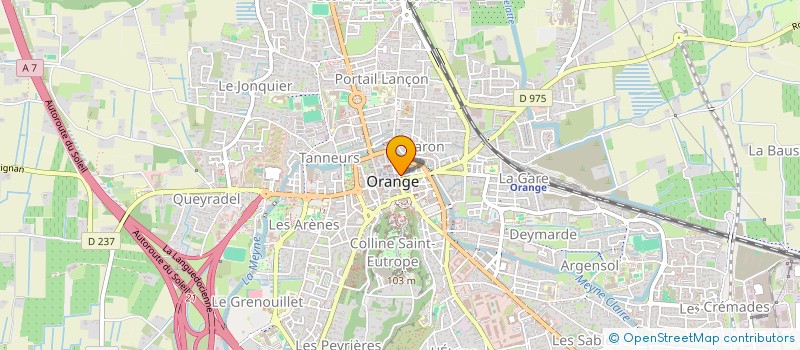 localisation de l'entreprise MADAME LISA CERVELLIN URBIN  ORANGE