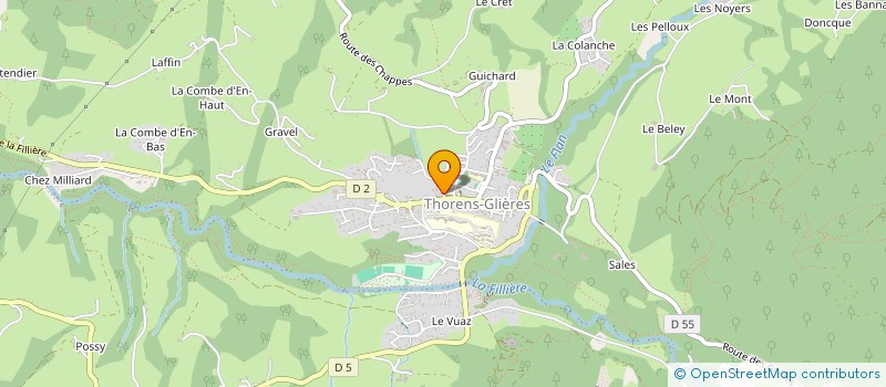 localisation de l'entreprise MADAME LISA CHAMOUX  FILLIERE