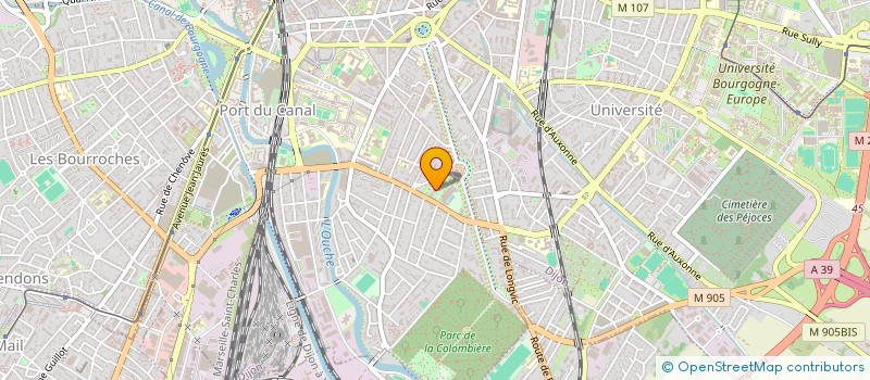 localisation de l'entreprise MADAME LISA CHANUT à DIJON