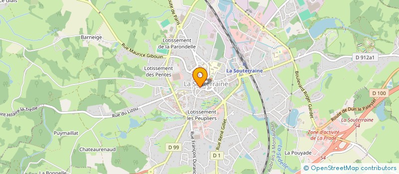localisation de l'entreprise MADAME LISA CHAPMAN à LA SOUTERRAINE