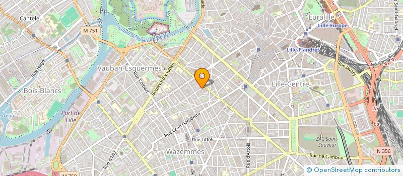 localisation de l'entreprise MADAME LISA CHAVOIS à LILLE