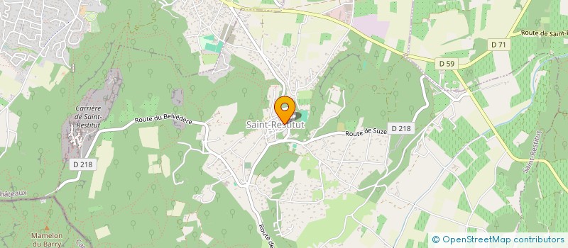 localisation de l'entreprise MADAME LISA CHEVALIER  SAINT-RESTITUT