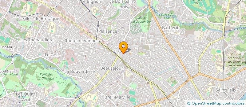 localisation de l'entreprise MADAME LISA CHODORGE à NANTES