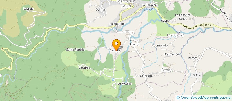 localisation de l'entreprise MADAME LISA CIDDA à SERRES-SUR-ARGET