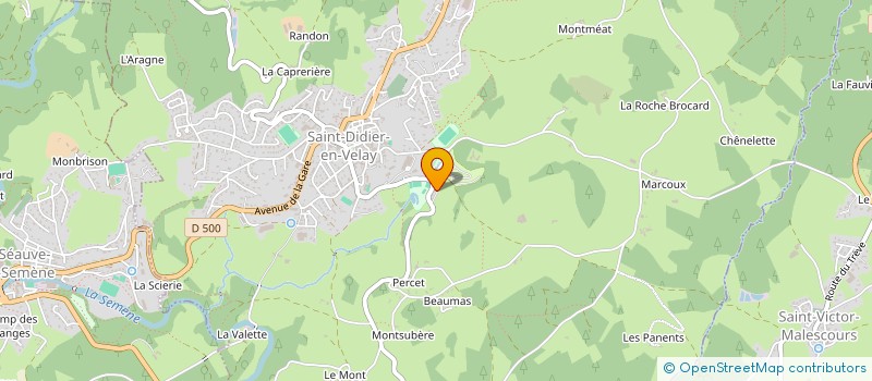 localisation de l'entreprise MADAME LISA COLLARD  SAINT-DIDIER-EN-VELAY