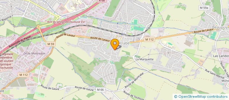 localisation de l'entreprise MADAME LISA CONSTANT  MONTRABE