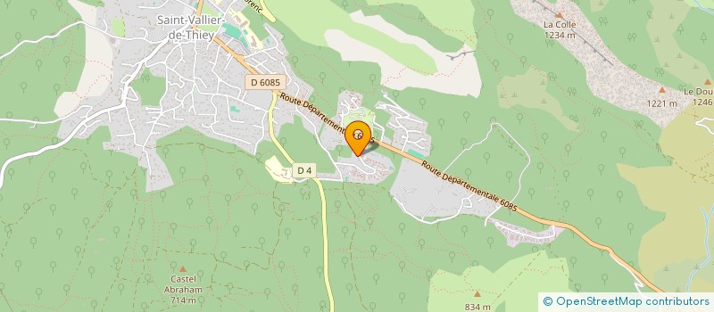 localisation de l'entreprise MADAME LISA CONTI  SAINT-VALLIER-DE-THIEY