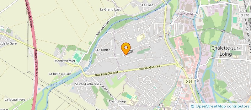localisation de l'entreprise MADAME LISA COUTANT à CHALETTE-SUR-LOING