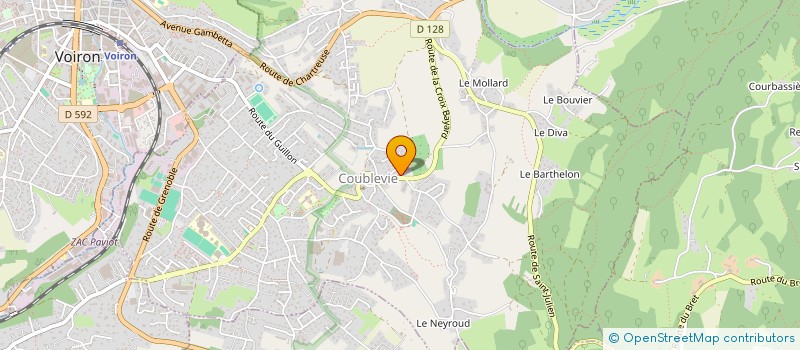 localisation de l'entreprise MADAME LISA CROCE à COUBLEVIE