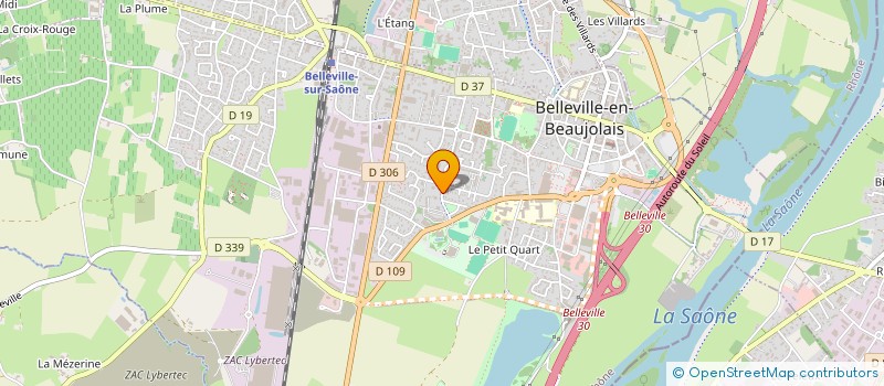 localisation de l'entreprise MADAME LISA CUNHA DOS SANTOS à BELLEVILLE-EN-BEAUJOLAIS