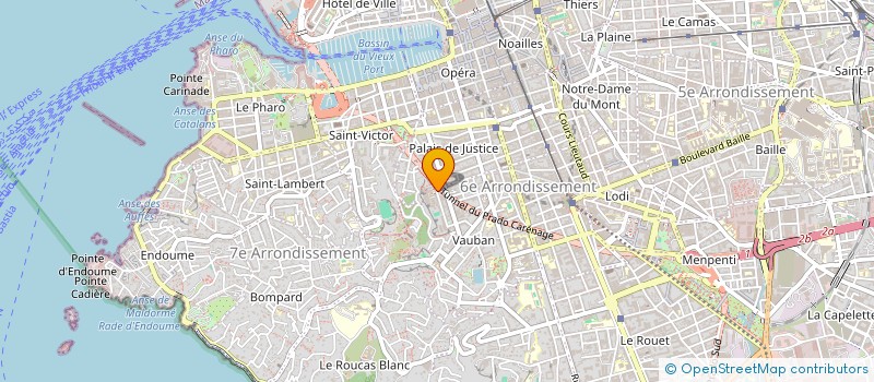 localisation de l'entreprise MADAME LISA D'AILLAUD DE CASENEUVE à MARSEILLE