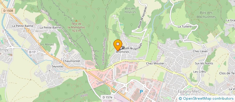 localisation de l'entreprise MADAME LISA DAVAT  SILLINGY