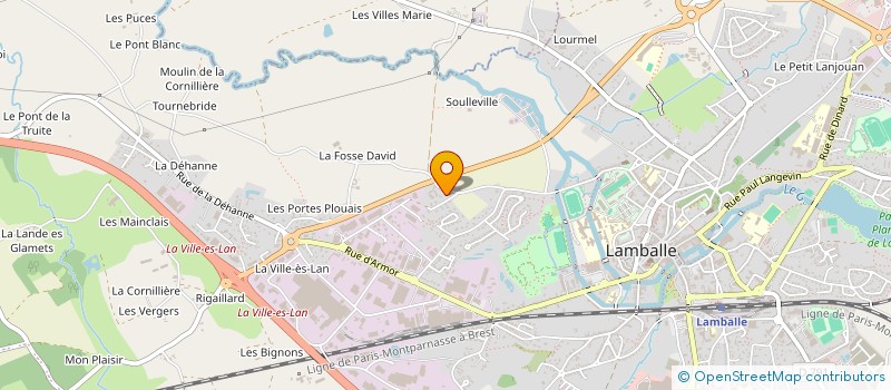 localisation de l'entreprise MADAME LISA DEFOSSEZ  LAMBALLE-ARMOR