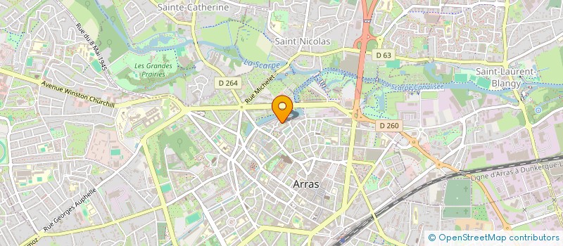 localisation de l'entreprise MADAME LISA DEKENUYDT à ARRAS