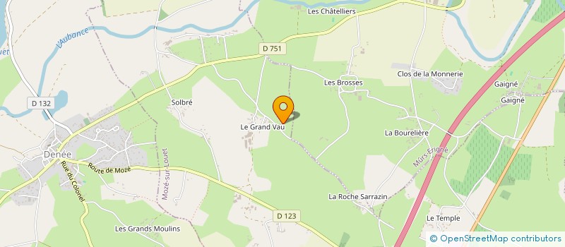 localisation de l'entreprise MADAME LISA DELAVAUD  MOZE-SUR-LOUET