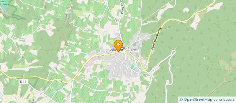 localisation de l'entreprise MADAME LISA DELBART  VILLES-SUR-AUZON