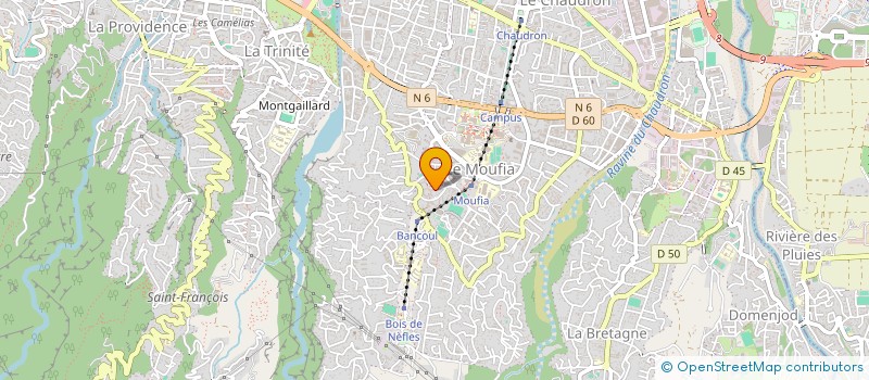 localisation de l'entreprise MADAME LISA DELETRE  SAINT-DENIS