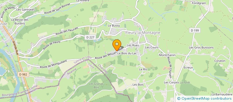 localisation de l'entreprise MADAME LISA DELLA NAVE  FLEURY-LA-MONTAGNE