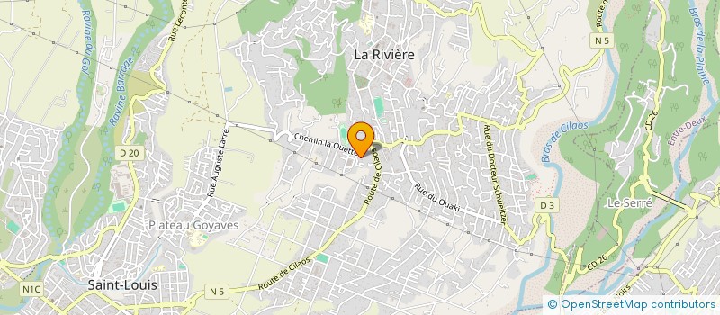 localisation de l'entreprise MADAME LISA DERAINNE  SAINT-LOUIS