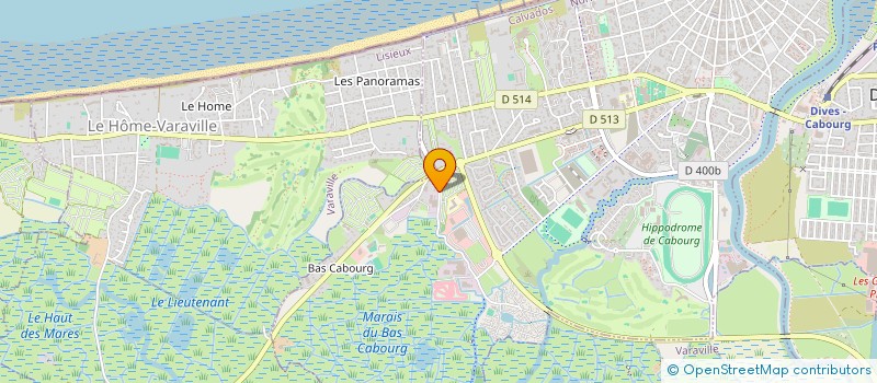 localisation de l'entreprise MADAME LISA DEVAUX-FLEUTRY  CABOURG